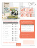 National Scrapbooking Month Promotion